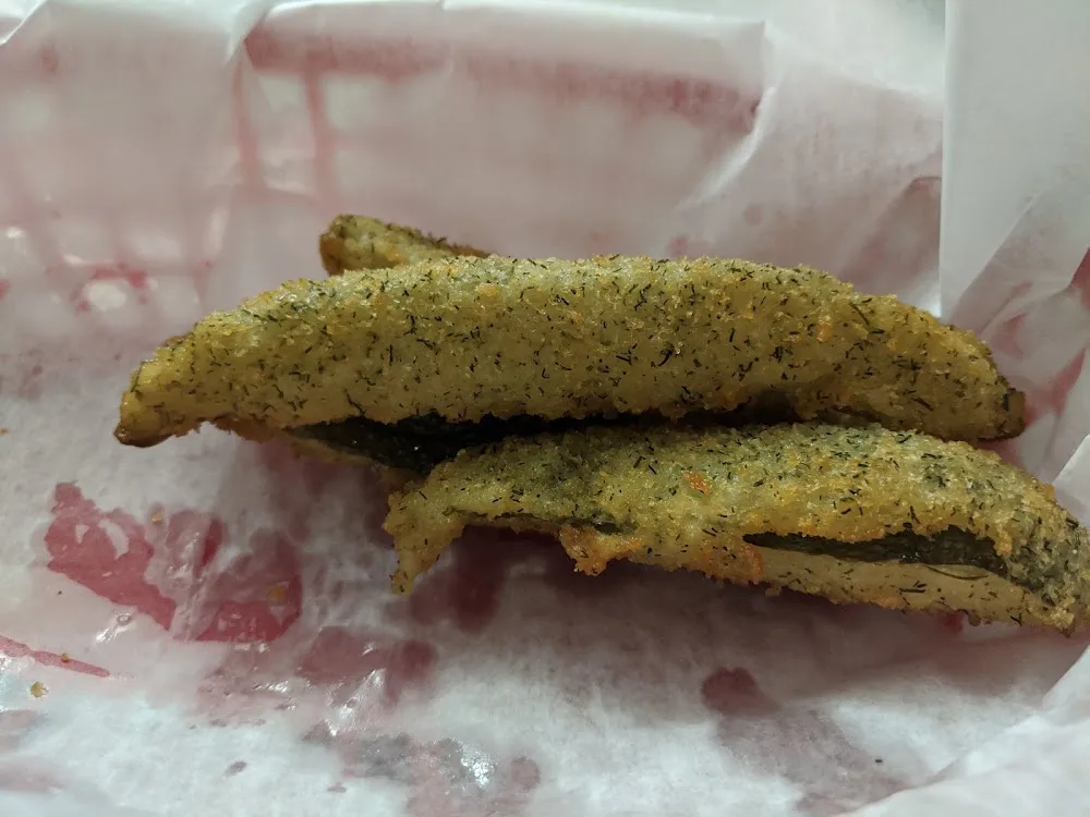 Fried Pickles with Ranch