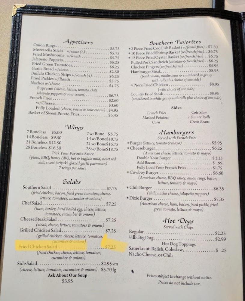 Scotto's Pizza Menu image 1