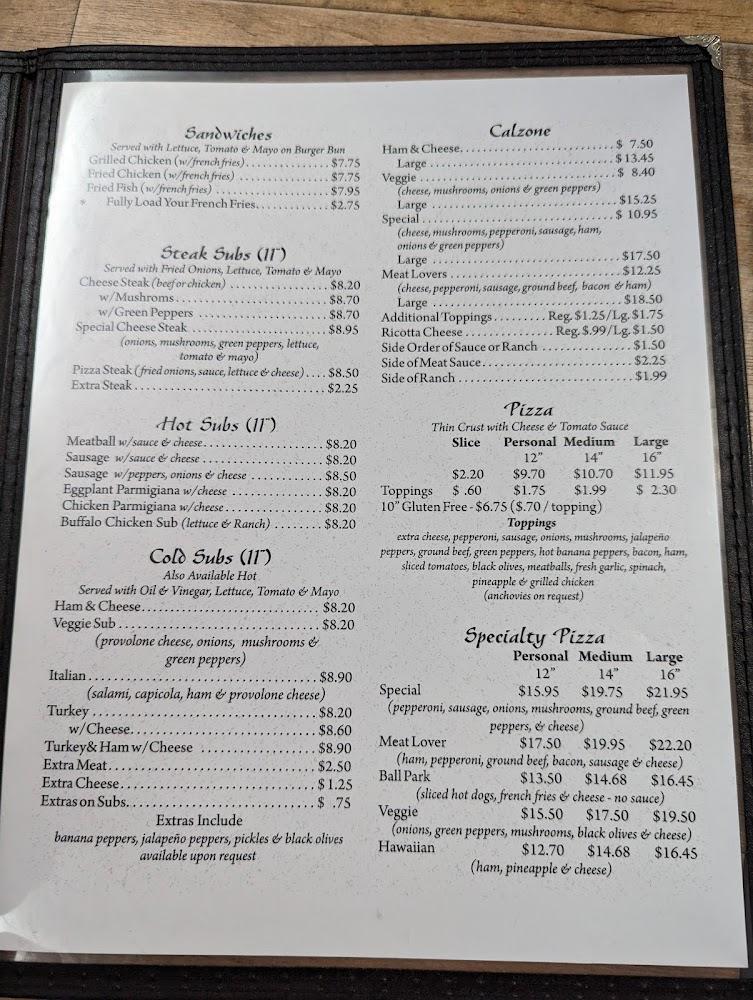 Scotto's Pizza Menu image 3